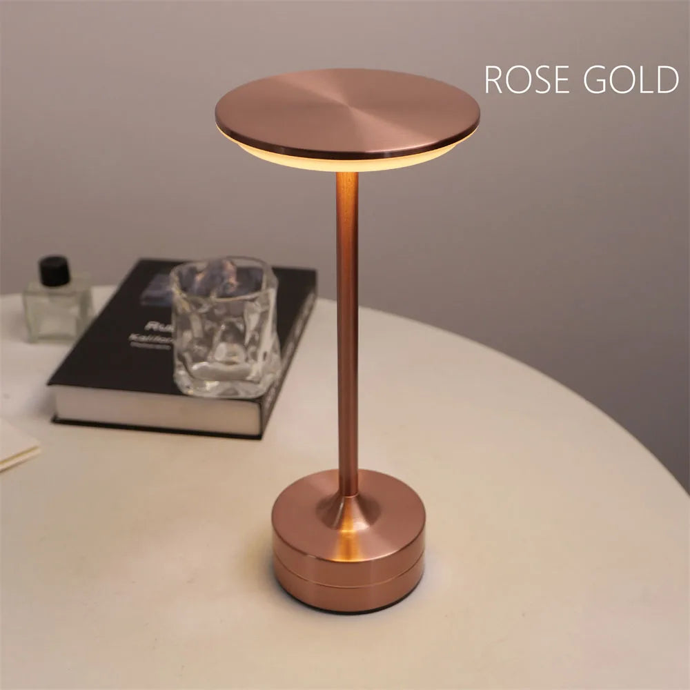 Portable rechargeable touch dimming retro lamp, view 10