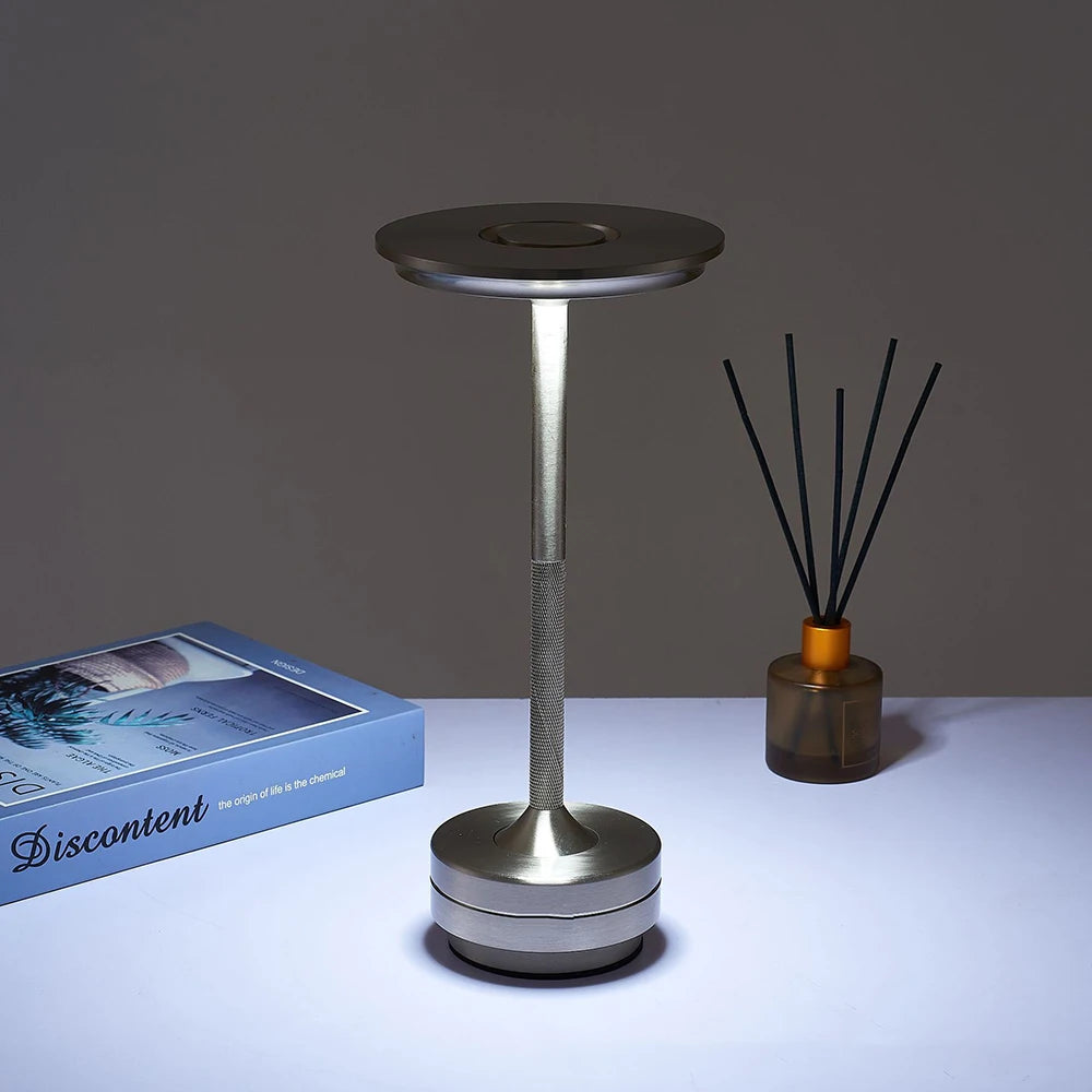 Portable rechargeable touch dimming retro lamp, view 9