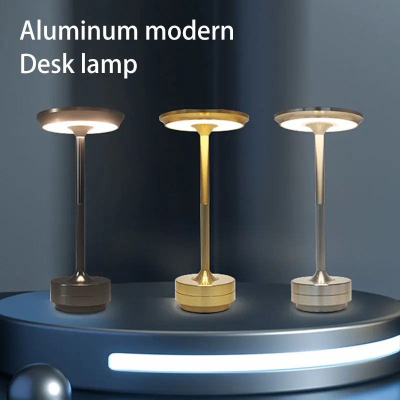Portable rechargeable touch dimming retro lamp, view 5